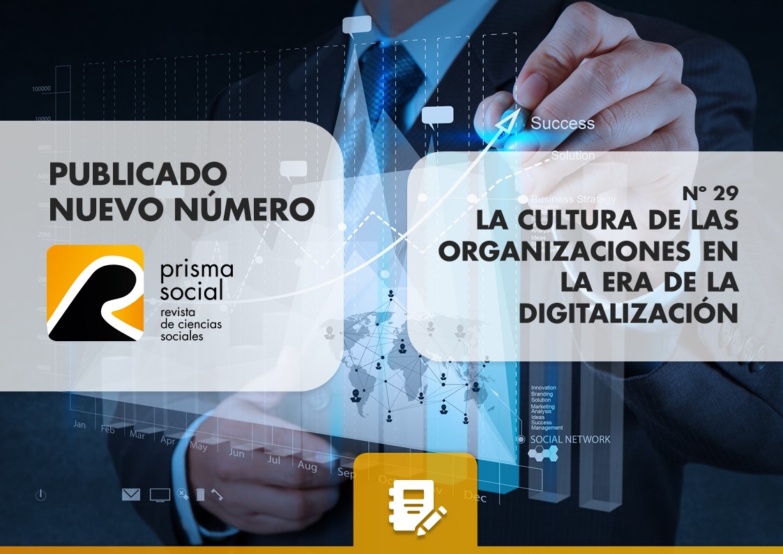 Publicado el Nº 29 de la Revista Prisma Social: "La Cultura de las Organizaciones en la Era de la Digitalización"